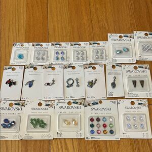 Swarovski Multicolor Crystal Collection, Gens and Charms
